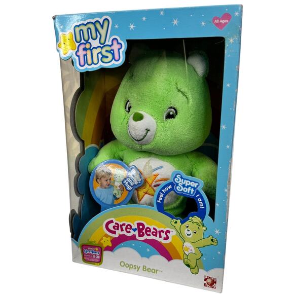 My First Care Bear Oopsy Bear 2007 Super Soft Play along - Picture 1 of 11